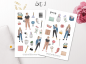 Preview: Girls Planner Sticker Set